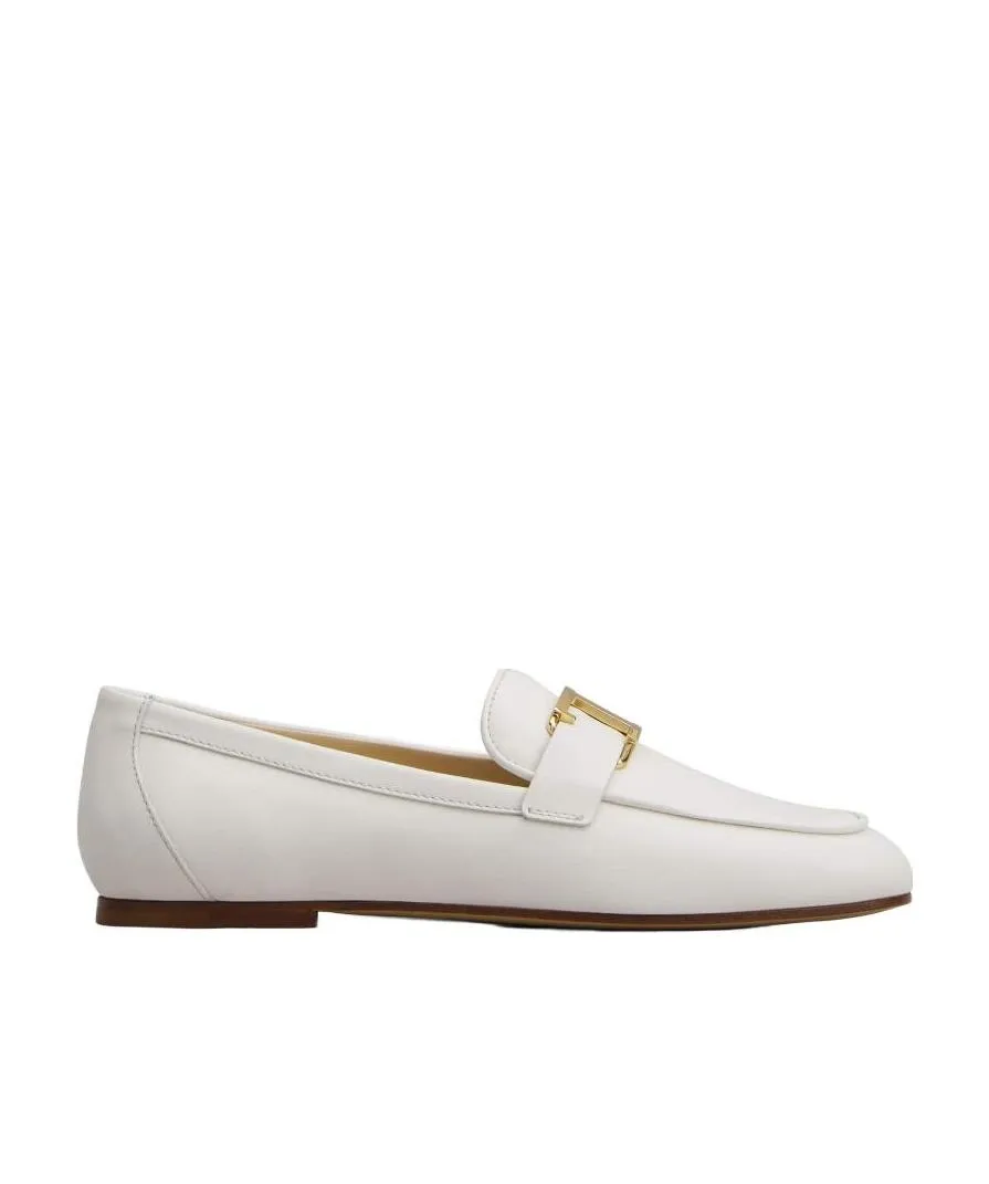 T-Logo Almond Toe Loafers