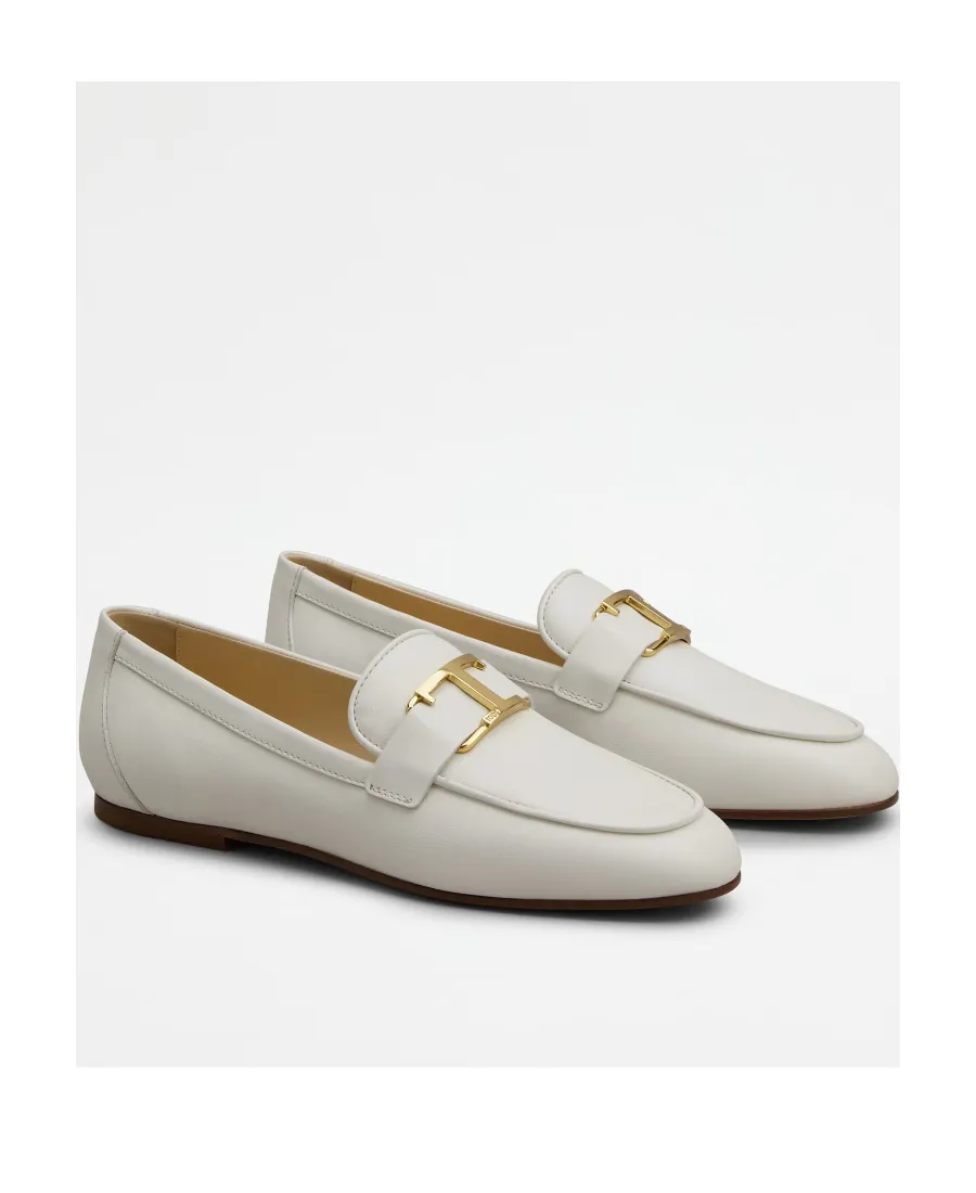 T-Logo Almond Toe Loafers