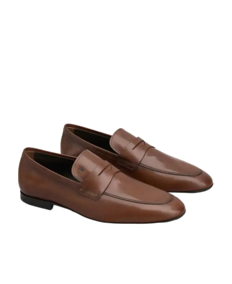 Logo-Embossed Slip-On Loafers