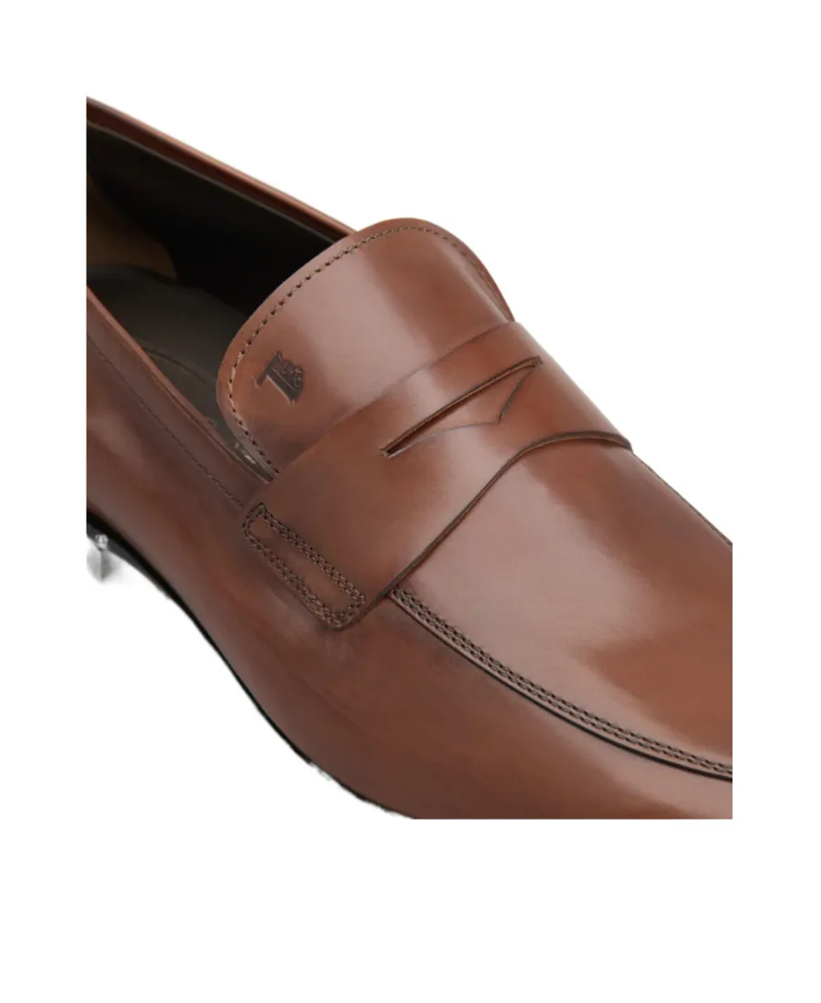 Logo-Embossed Slip-On Loafers