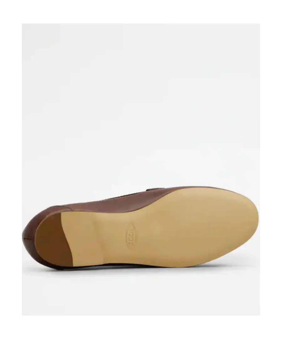 T-Logo Almond-Toe Loafers