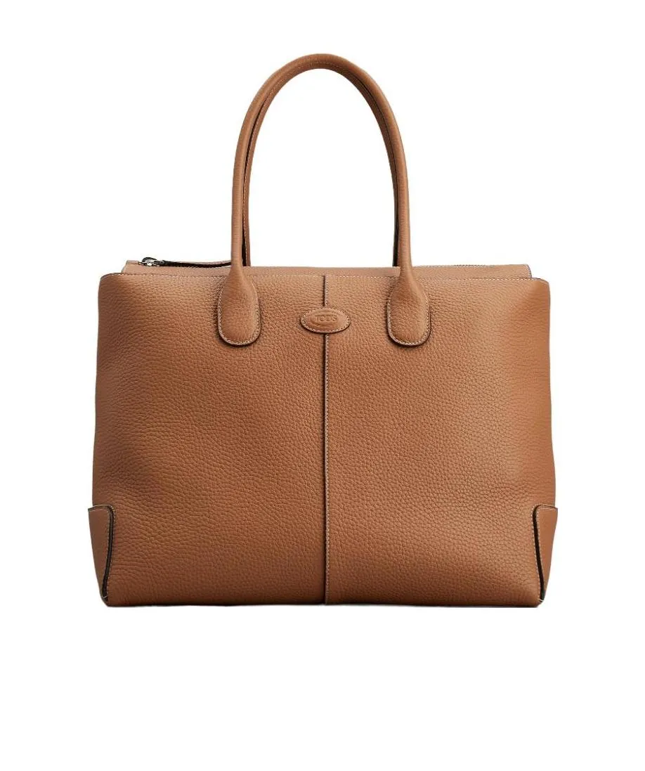 Di Logo Stamp Large Tote Bag