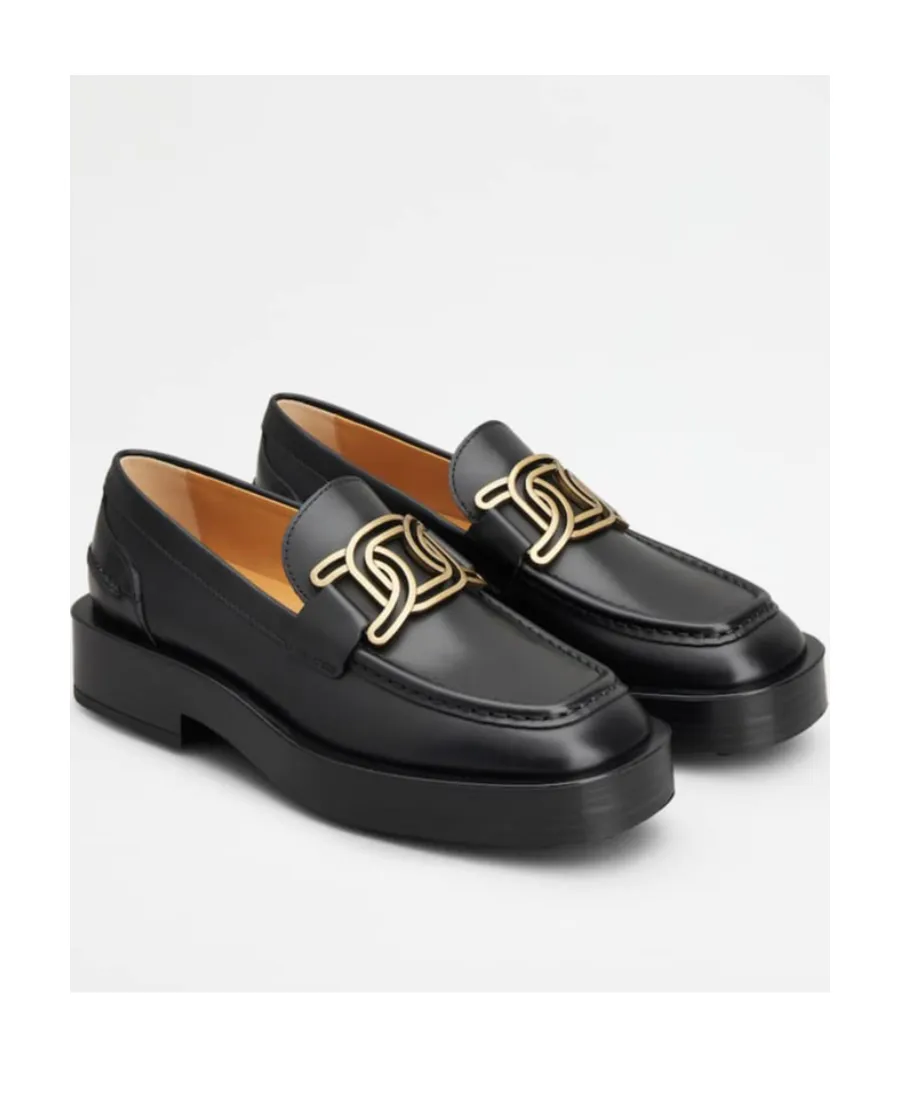 Kate Logo Plaque Loafers