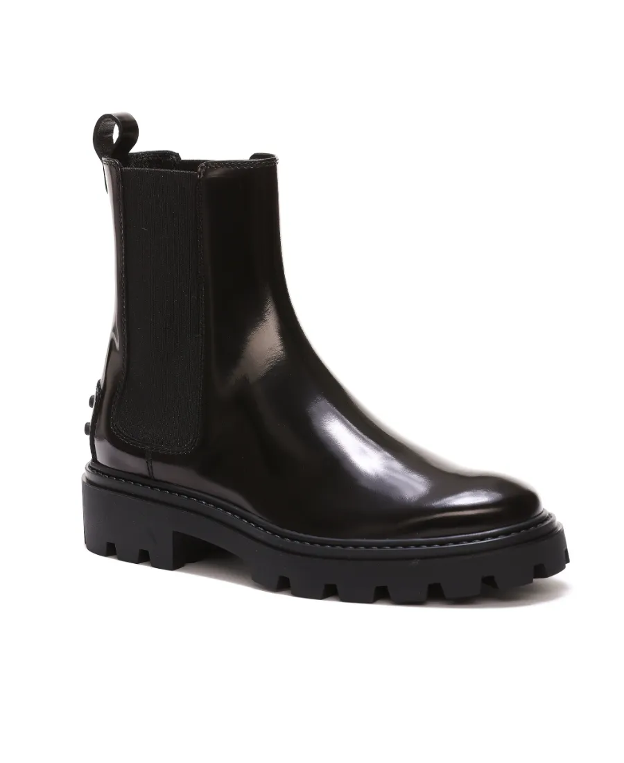 Studded Chelsea Slip-On Boots