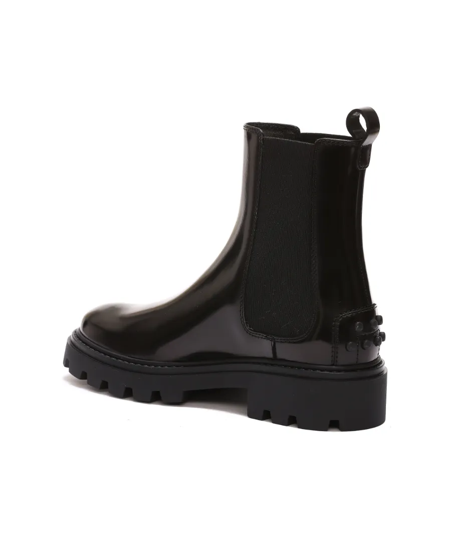 Studded Chelsea Slip-On Boots