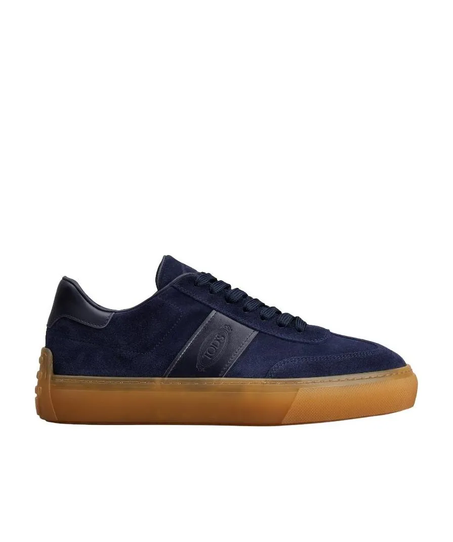 Logo Embossed Panelled Sneakers