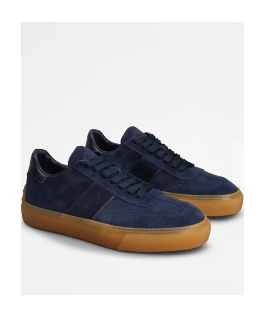 Logo Embossed Panelled Sneakers