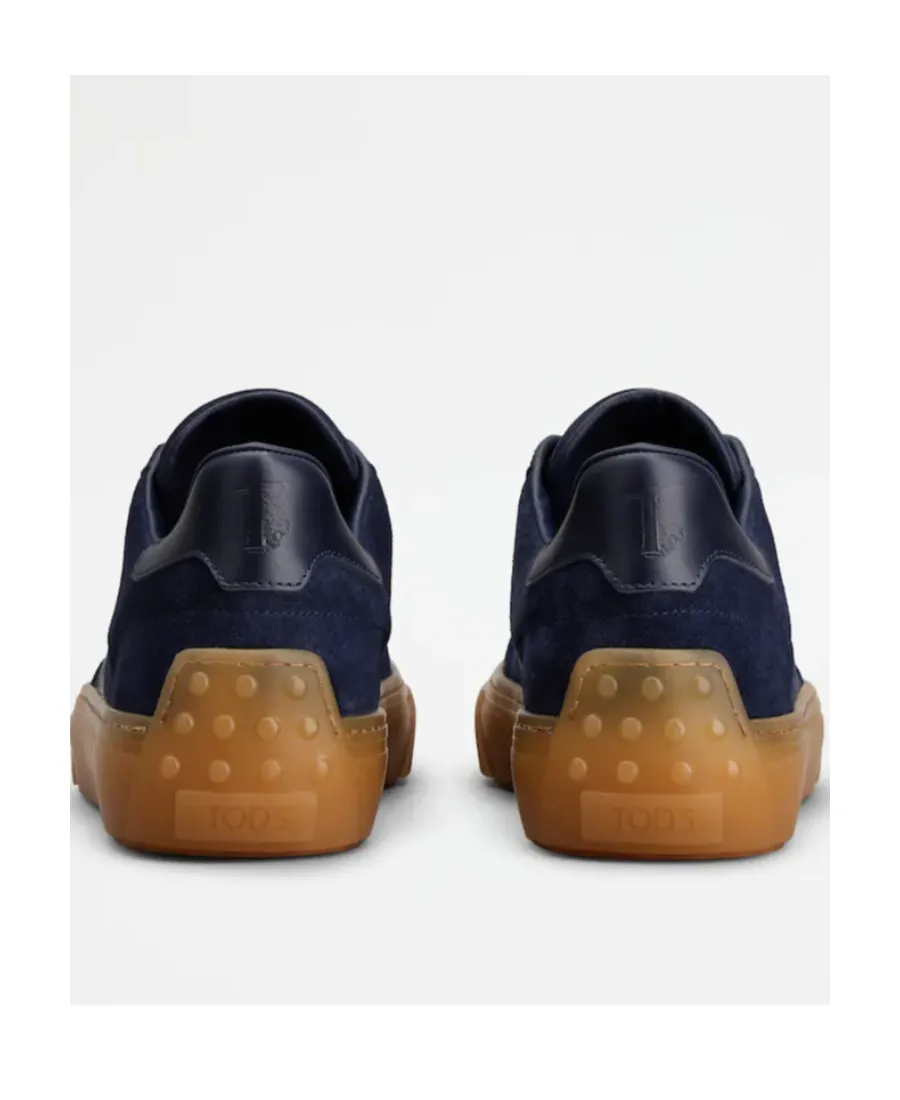 Logo Embossed Panelled Sneakers