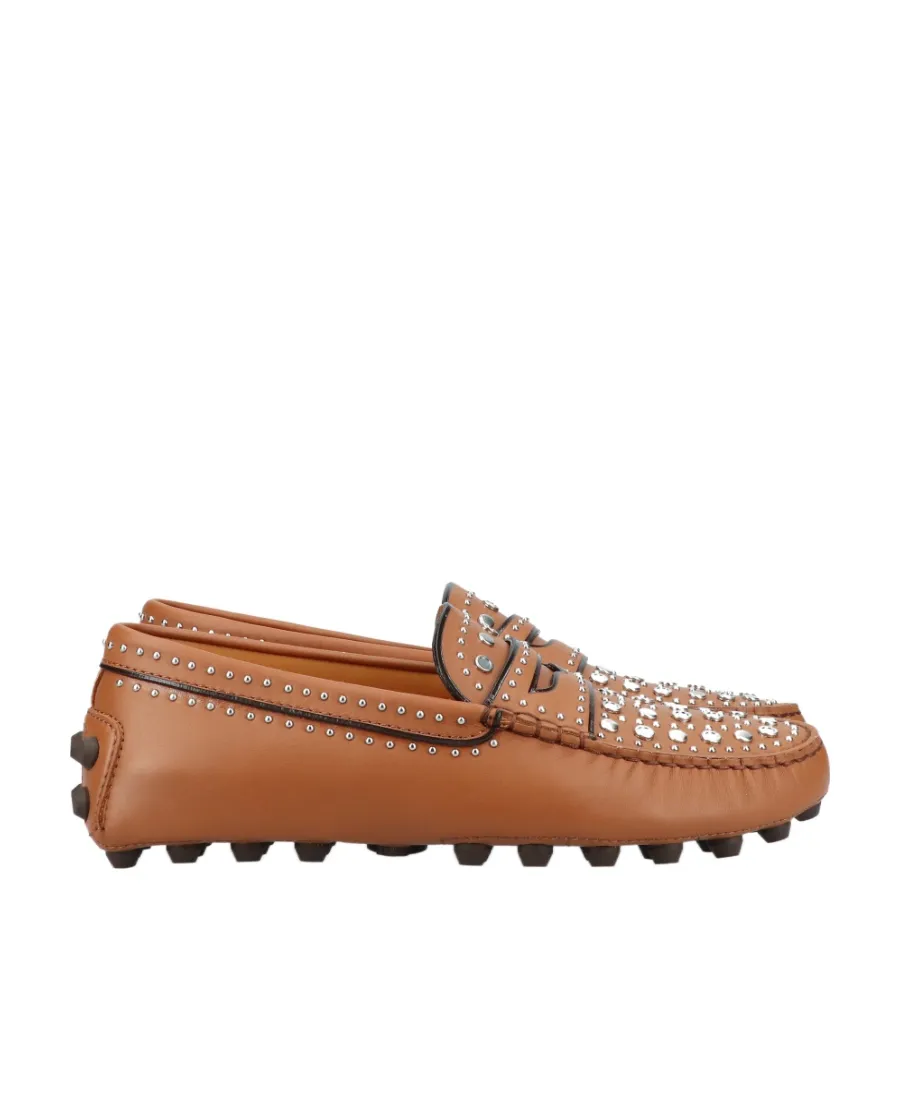 Embellished Slip-On Flat Shoes