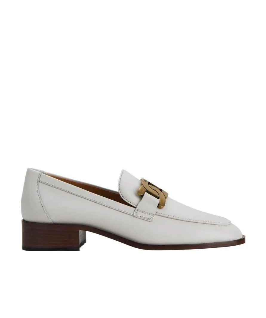 Chain-Link Detail Loafers