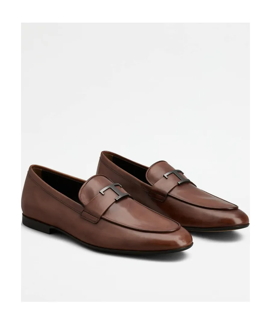 Logo Plaque Slip-On Loafers