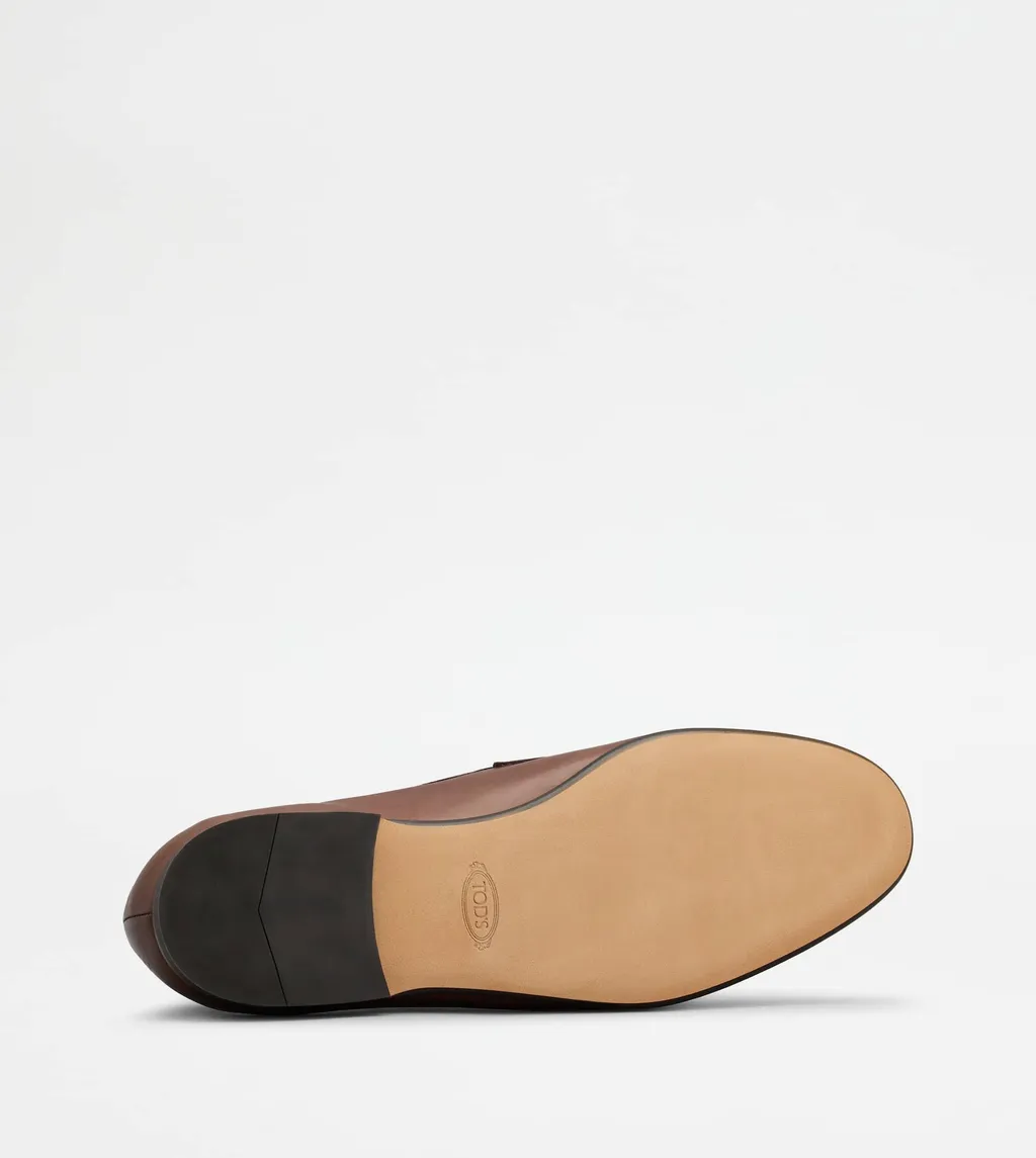 Logo Plaque Slip-On Loafers