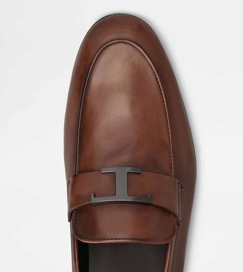 Logo Plaque Slip-On Loafers