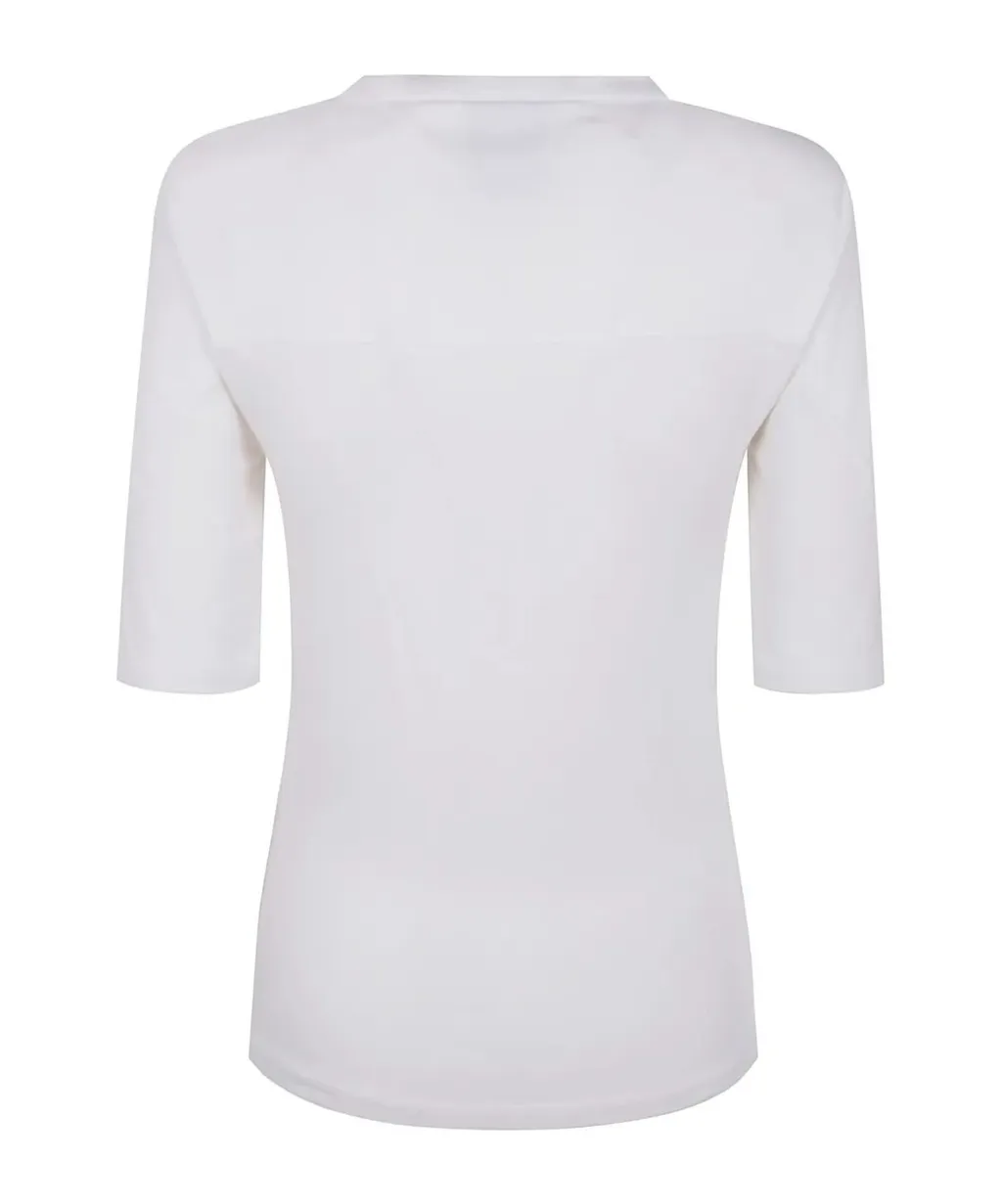 V-Panel Short Sleeve Top