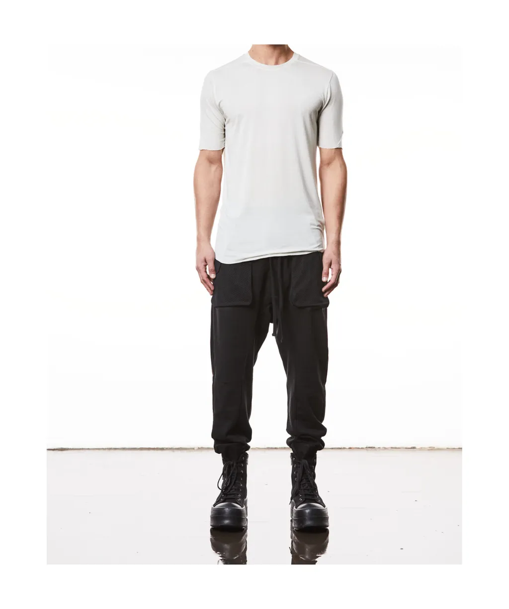 Ribbed Crew Neck T-Shirt