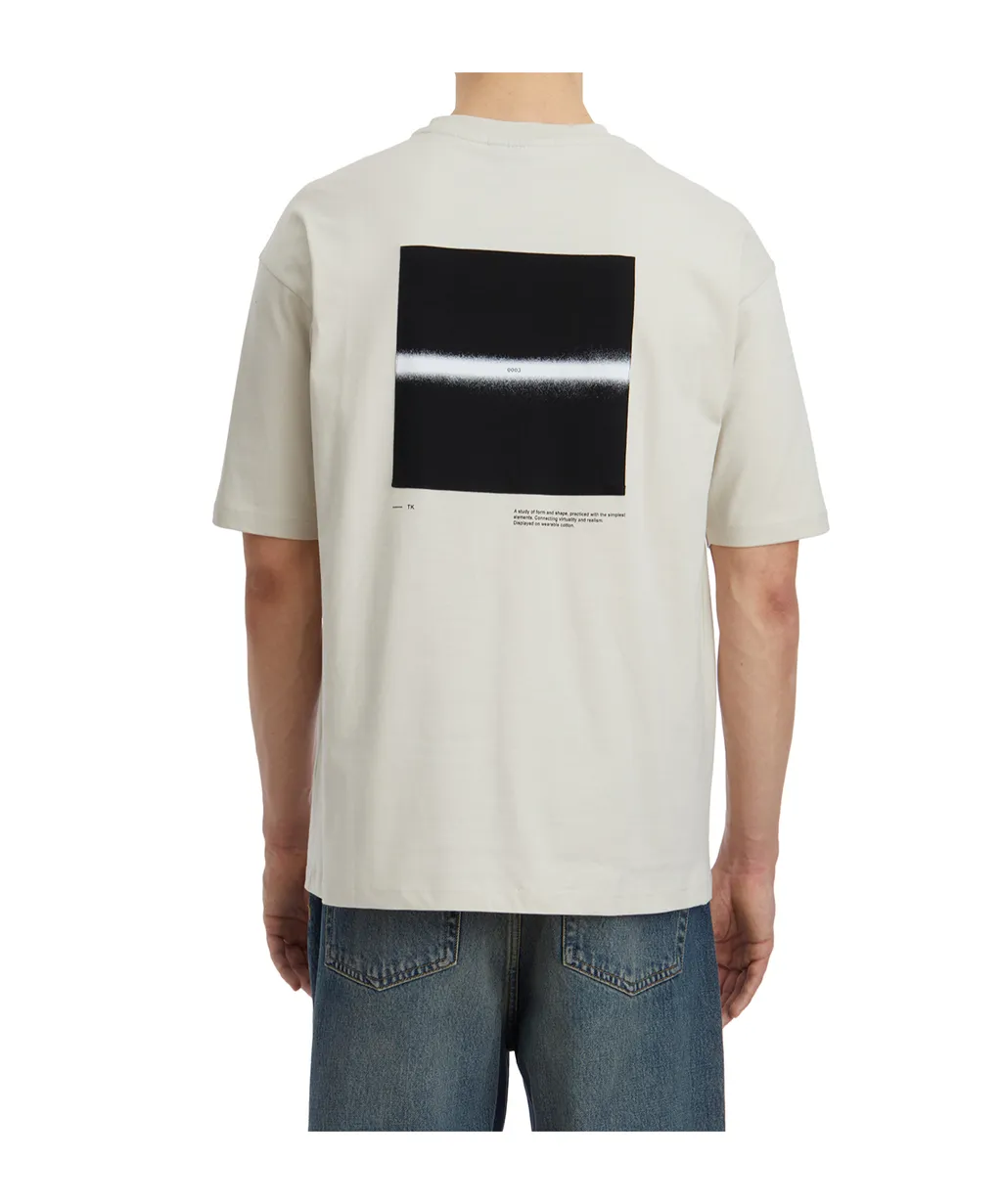 Back Printed Crewneck T-Shirt