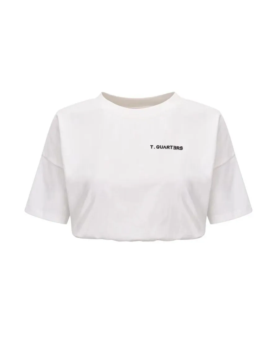 High Waist Elastic T-Shirt