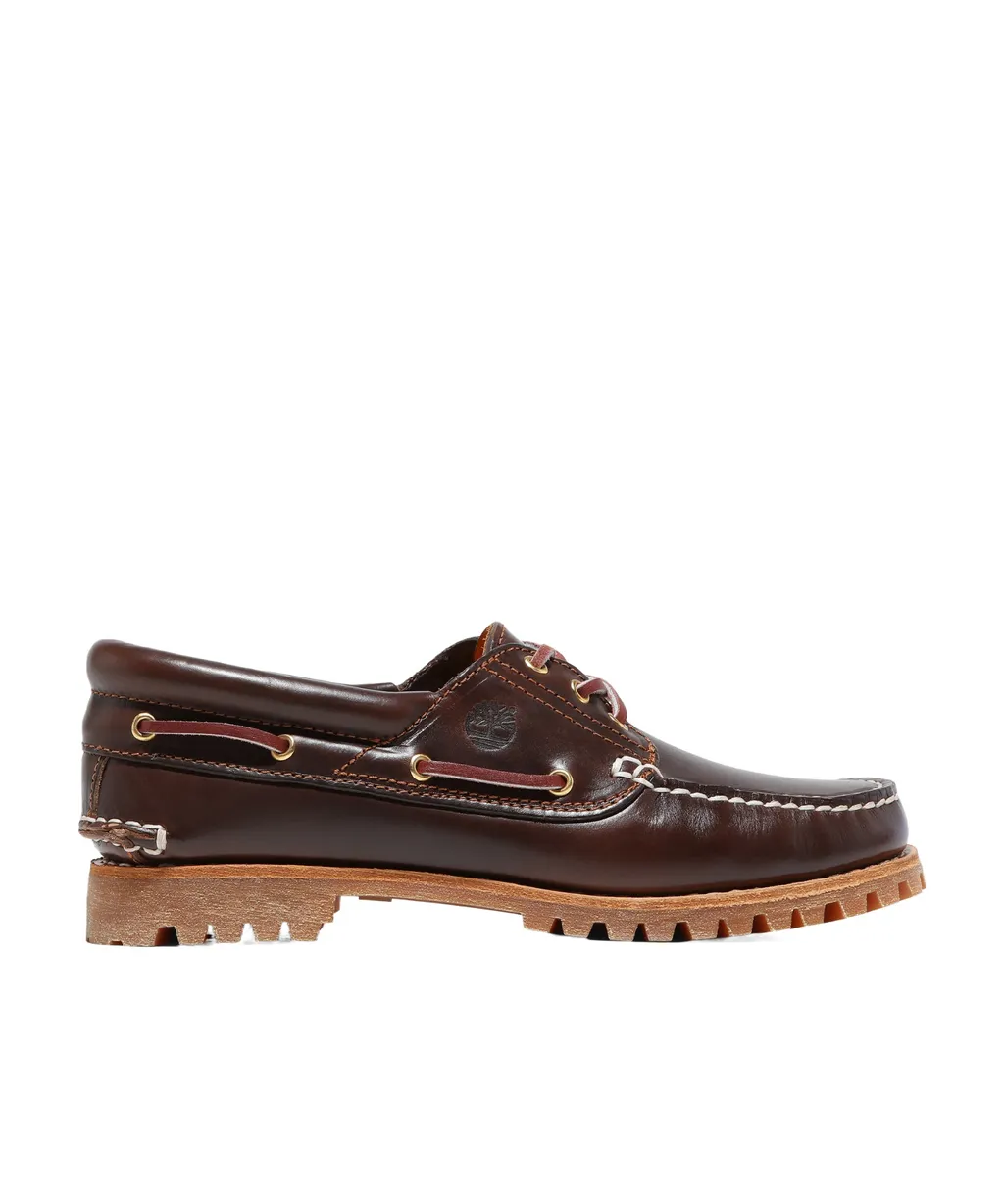 Noreen 3-Eye Lug Handsewn Boat Shoes