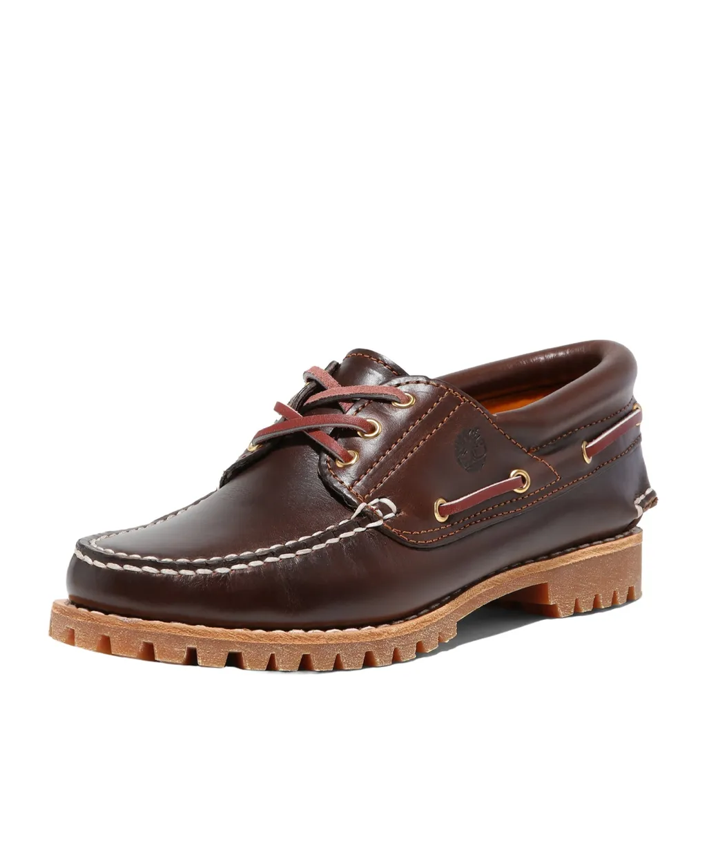 Noreen 3-Eye Lug Handsewn Boat Shoes