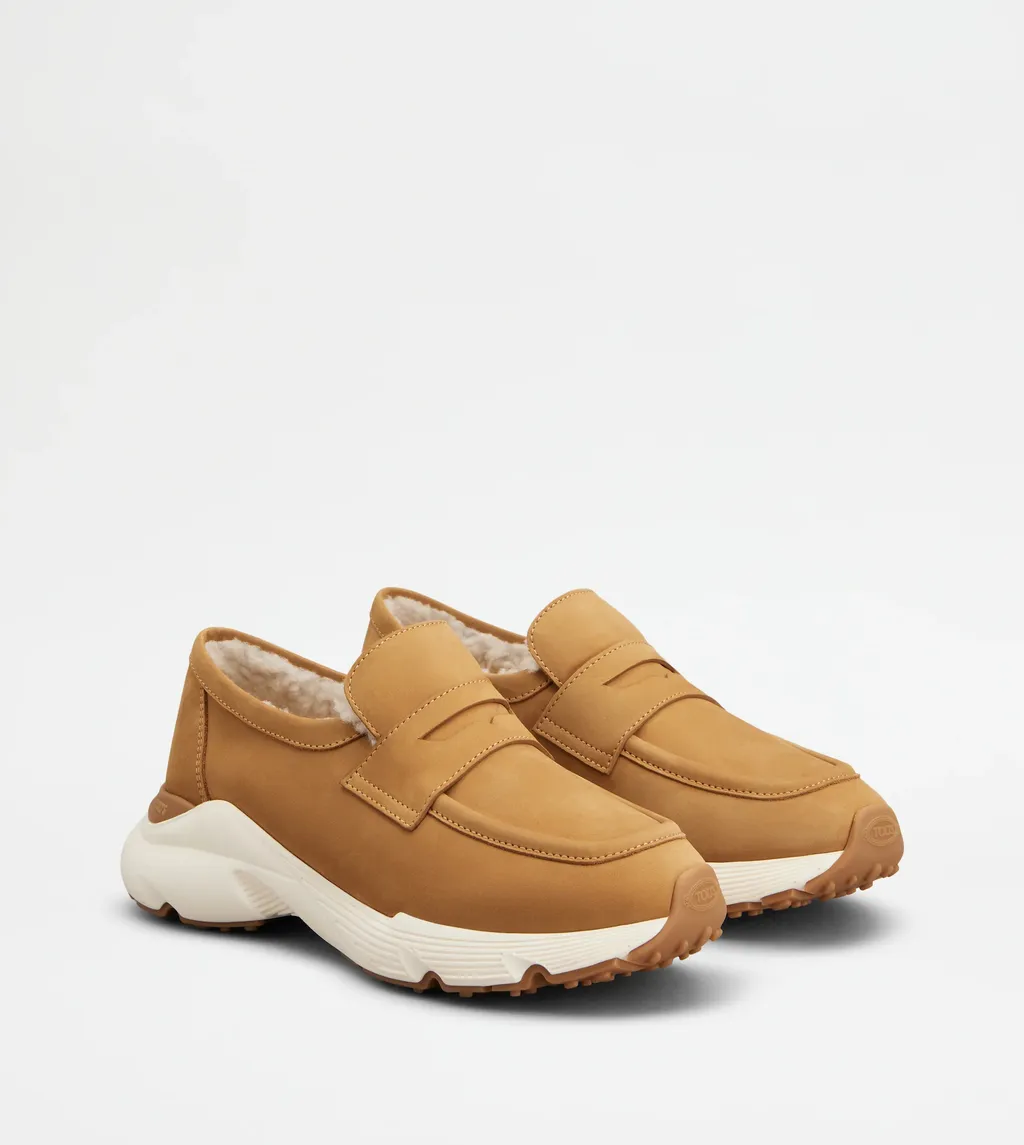 Round-Toe Slip-On Sport Loafers