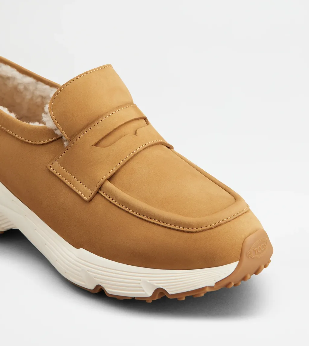 Round-Toe Slip-On Sport Loafers