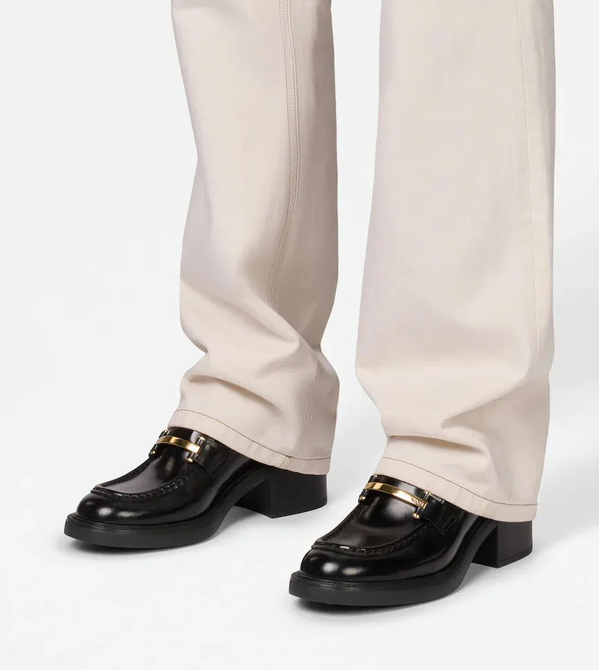 Round-Toe Slip-On Loafers