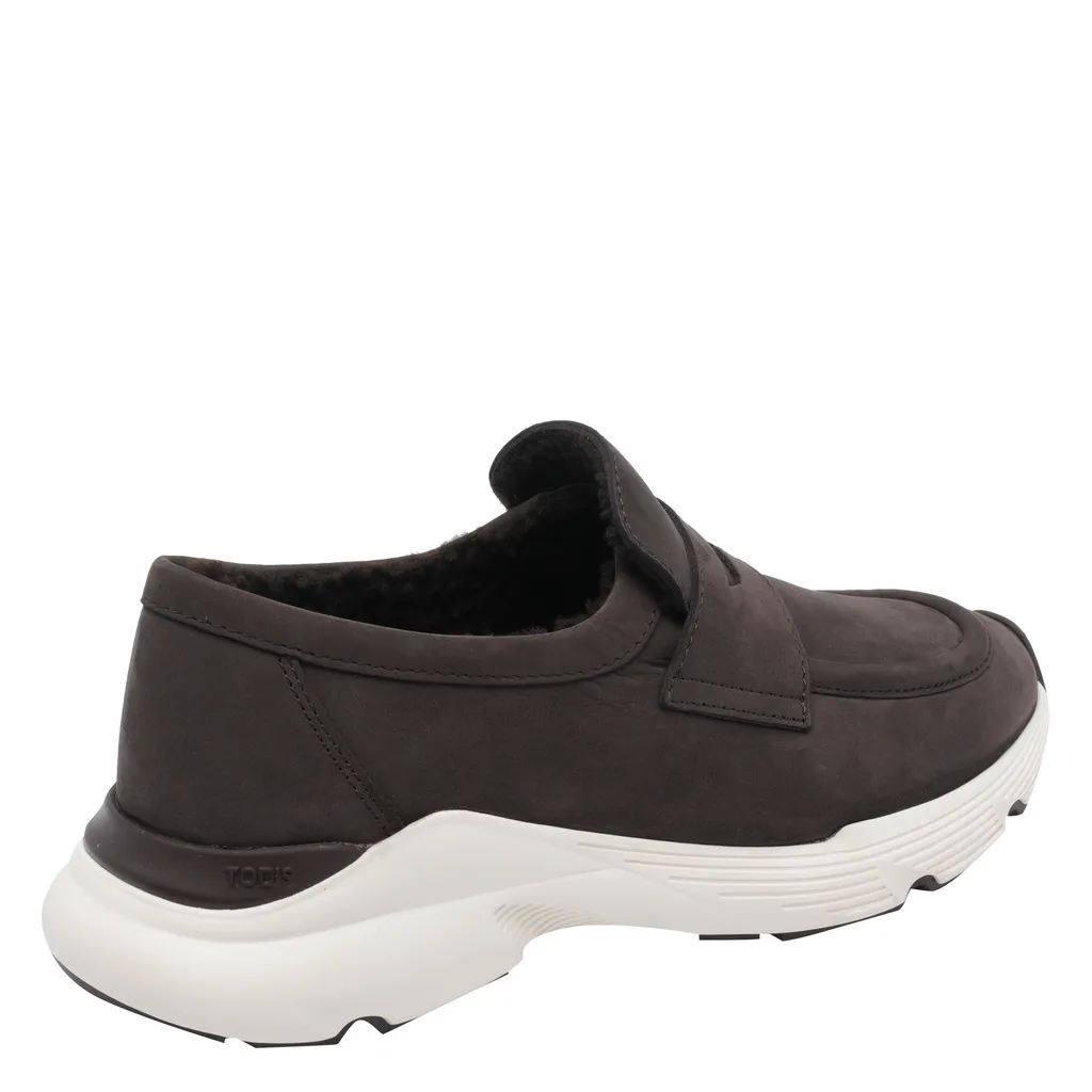 Round-Toe Slip-On Sport Loafers