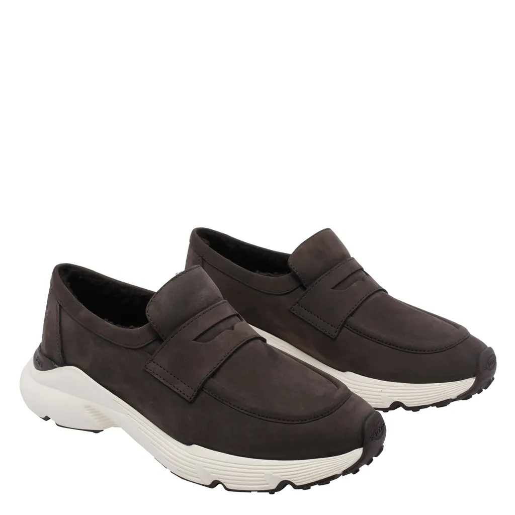 Round-Toe Slip-On Sport Loafers