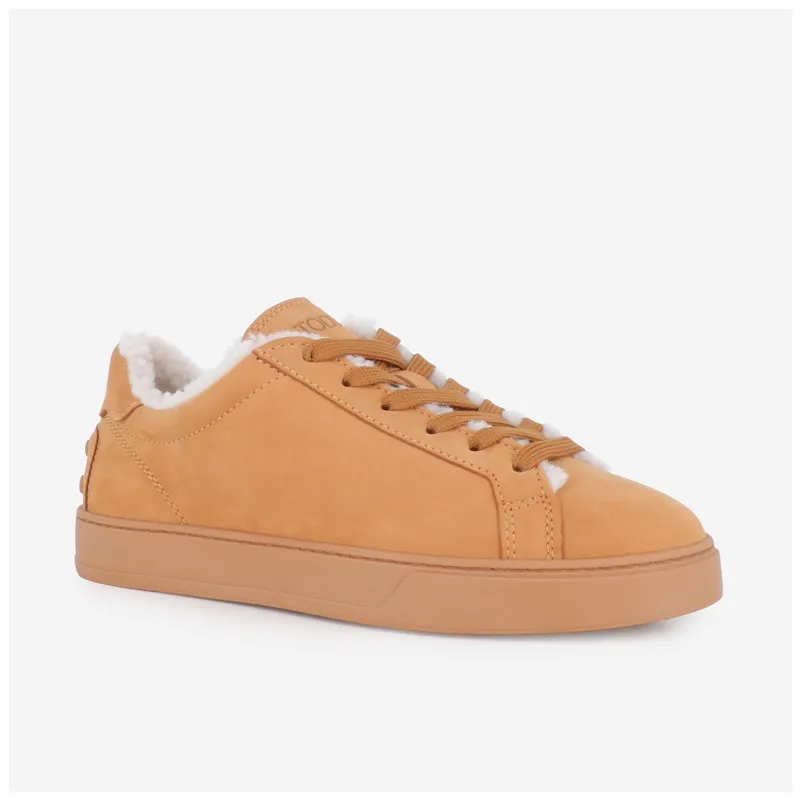 Shearling Low-Top Sneakers