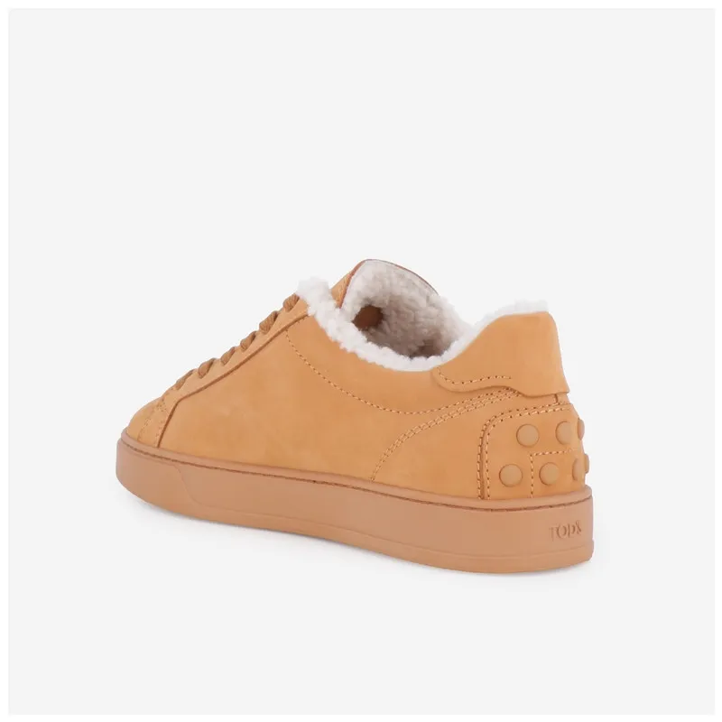 Shearling Low-Top Sneakers