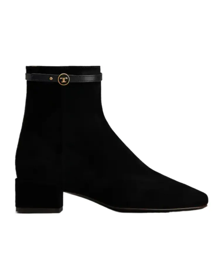 Logo Plaque Ankle Boots