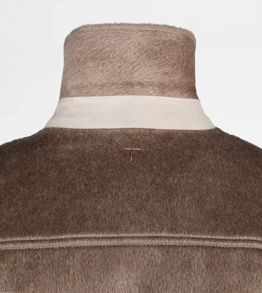 Loose-Fit Wool Shirt Jacket