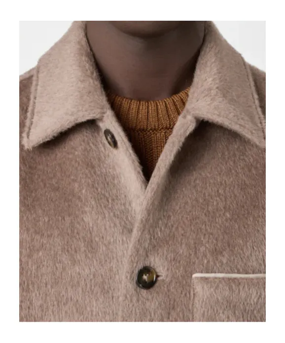 Loose-Fit Wool Shirt Jacket