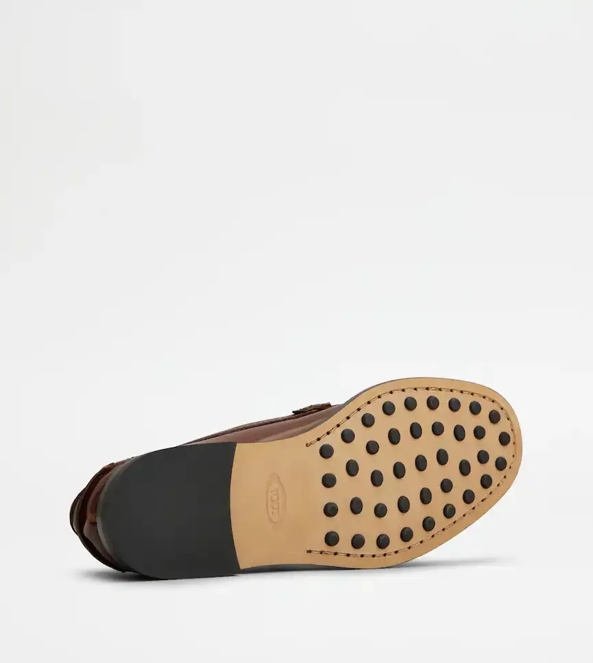 Logo Pendant Buckle Detailed Loafers