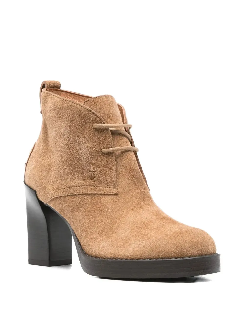 Lace-Up Suede Boots
