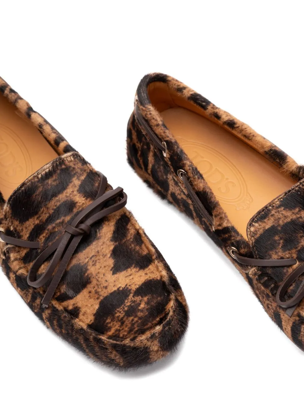 Leopard-Print Loafers