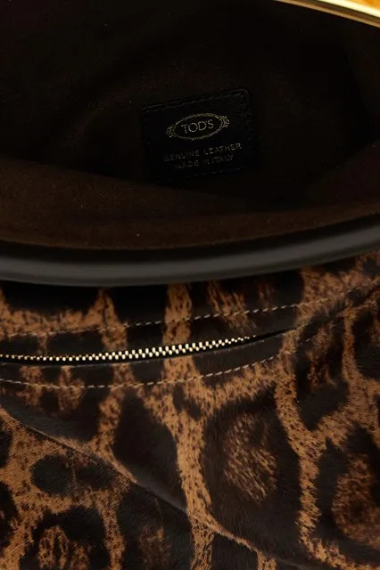 Animal-Print Clutch Bag