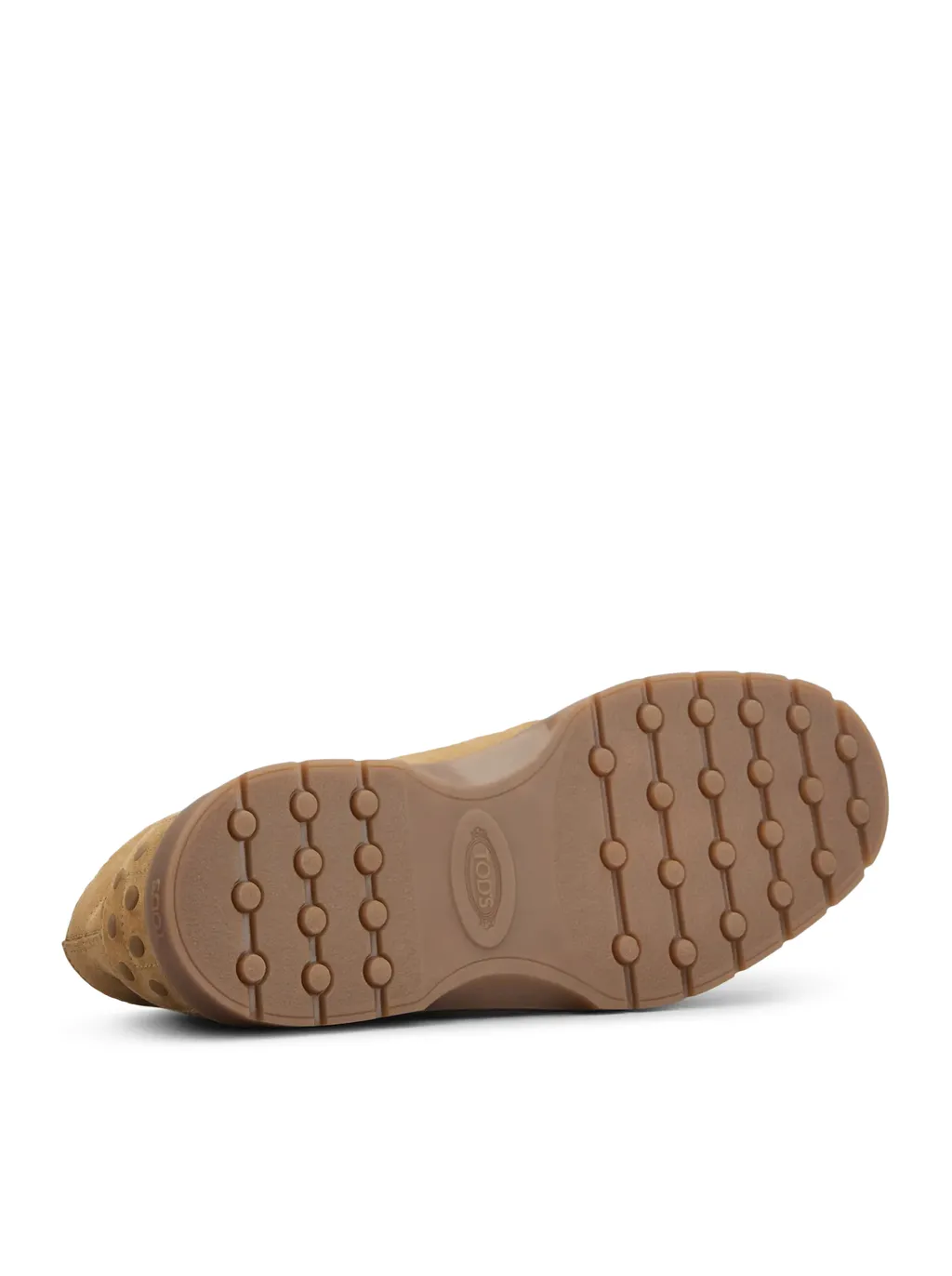 Suede Elastic-Lace Desert Boots