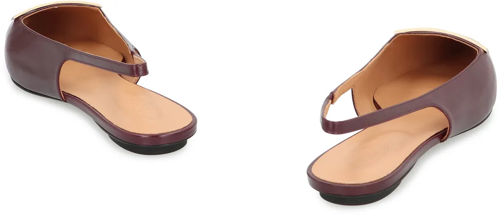 Pointed-Toe Slingback Ballet Flats