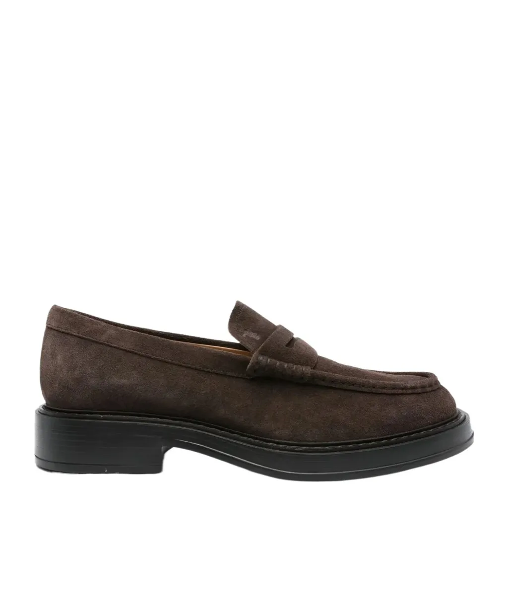 Penny Suede Loafers