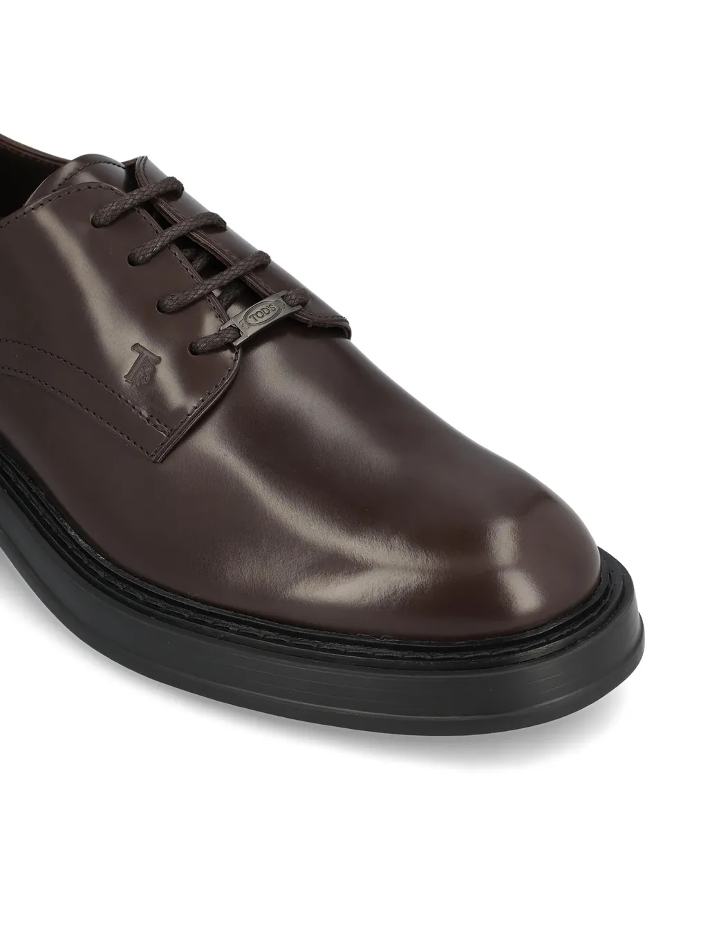 Lace-Up Leather Derby Shoes