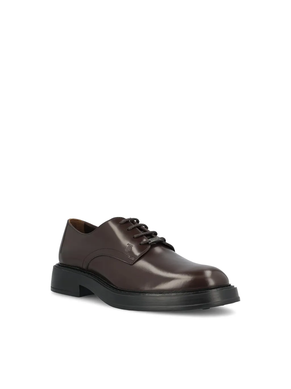 Lace-Up Leather Derby Shoes