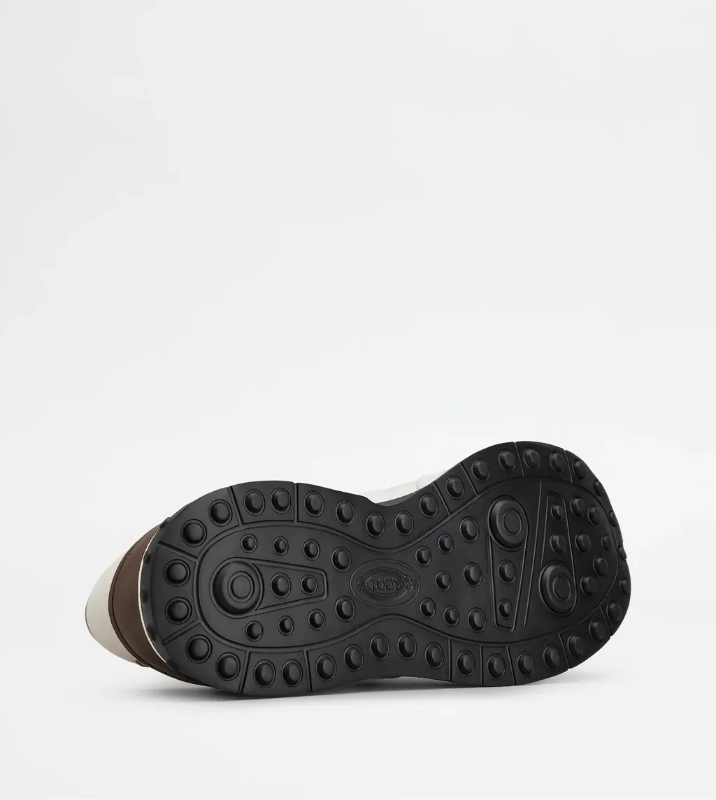 Panelled Lace-Up Sneakers