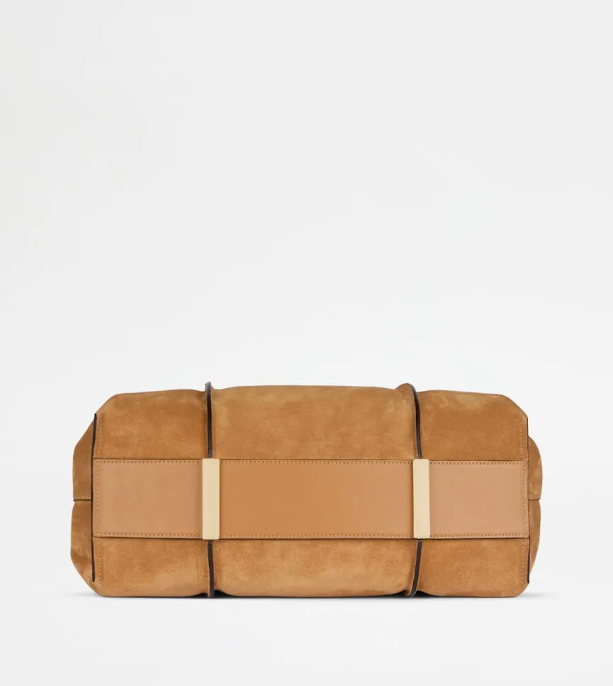 T-Timeless Suede Shoulder Bag