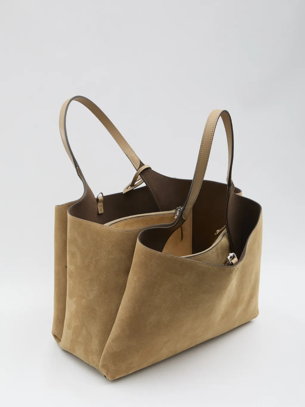 Suede Leather Shopping Bag