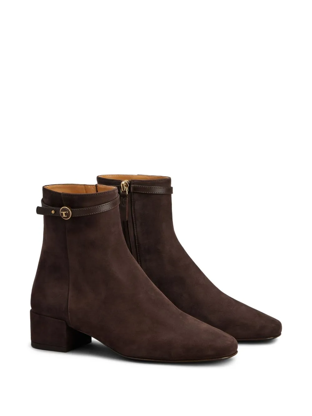 Logo Plaque Ankle Boots