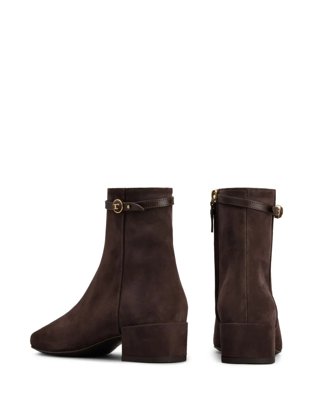 Logo Plaque Ankle Boots