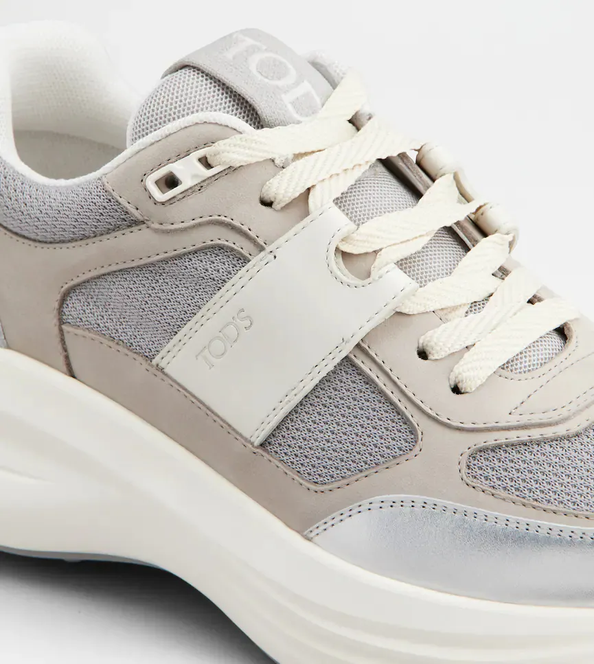 Lace-Up Platform Sneakers