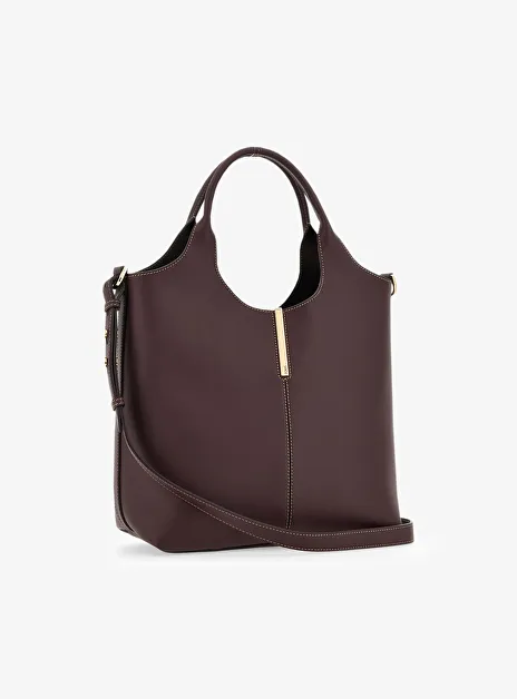 Shopping Leather Tote Bag