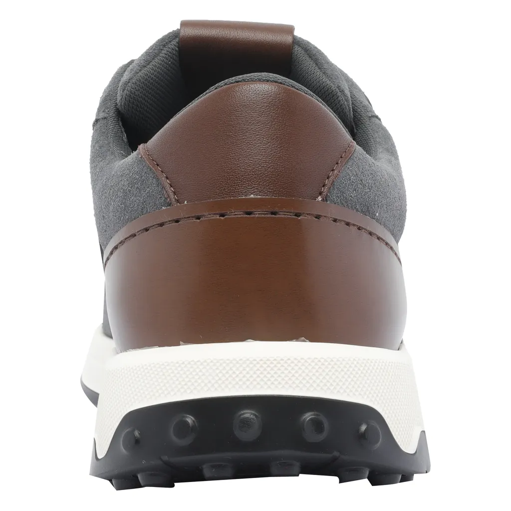 Panelled Lace-Up Sneakers